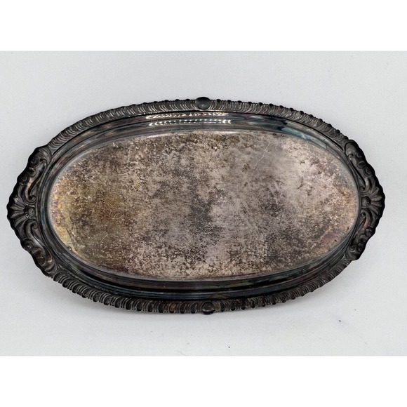 Vintage Collectible Tableware Antique Silver-Plated‎ Butter Dish With Lid - Picture 5 of 8